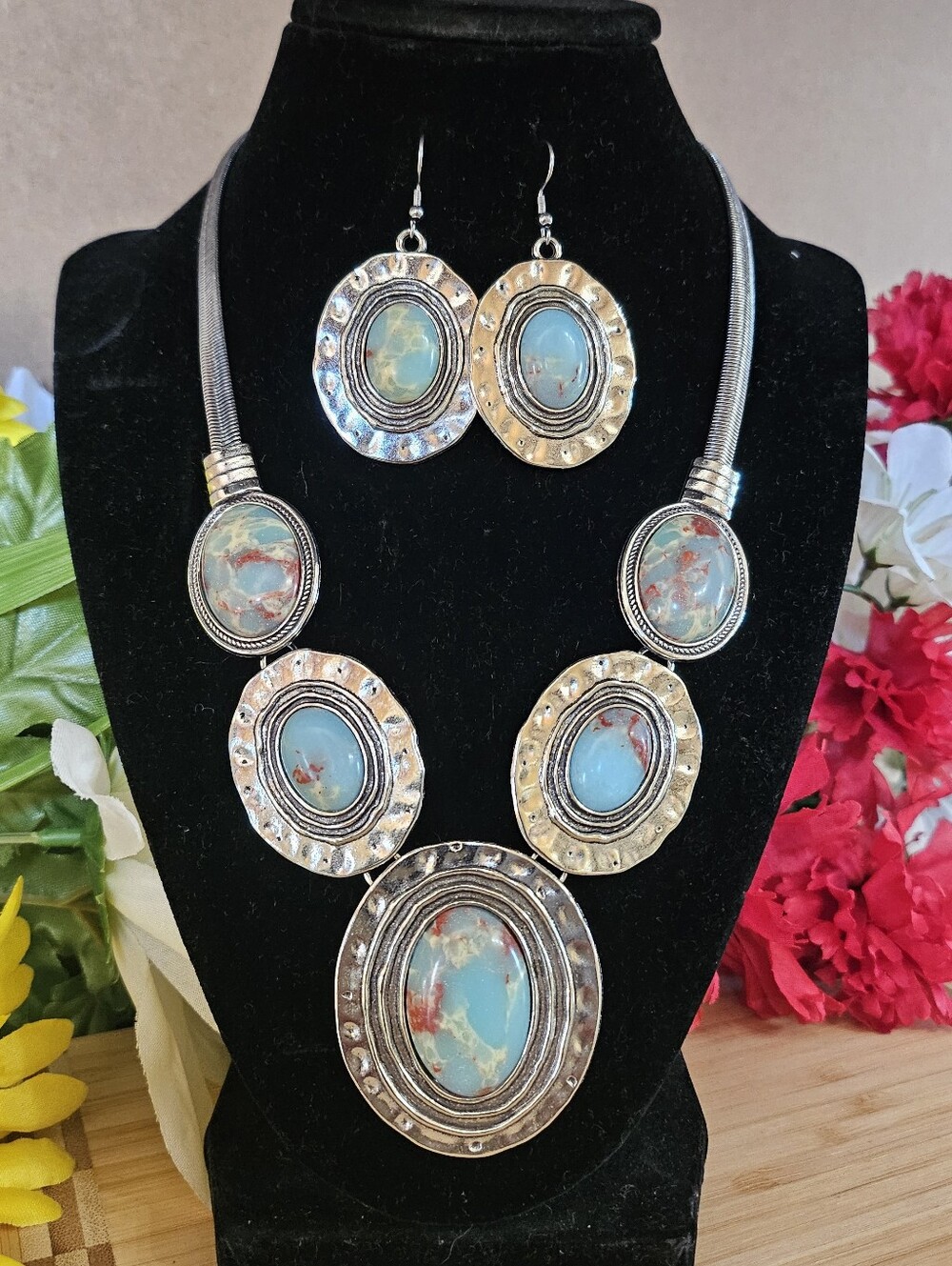 🆕️Natural Stone European Necklace